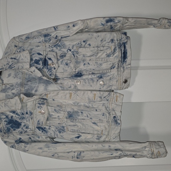 Free People Blue Tie-Dye Jean Jacket - Picture 10 of 10